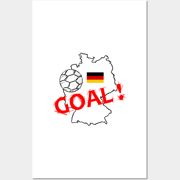 Football Germany Wall Art by Aurealis